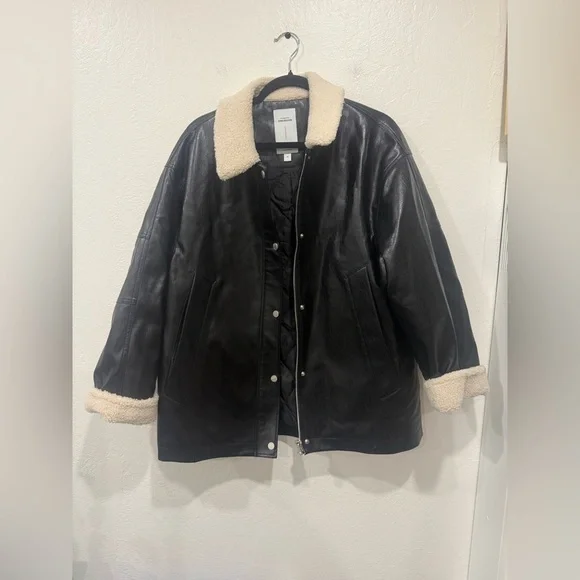 Jesper Börjesson with Fabrique Courtney Jacket in Vegan Leather size Medium - Picture 3 of 7